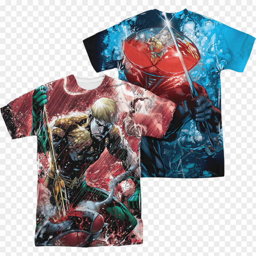 T-shirt Aquaman Comic Book Printing Comics PNG