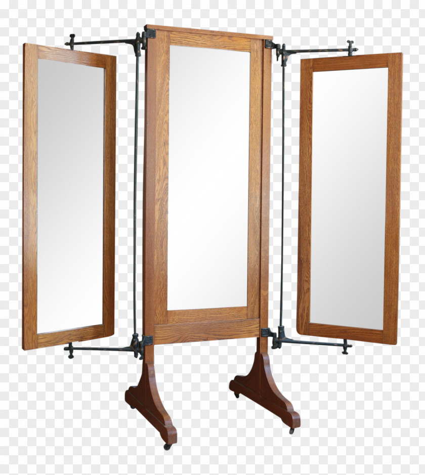 Tri-fold Mirror Floor Picture Frames Wall PNG