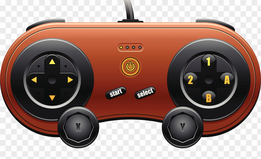 Video Game Controller Joystick Gamepad PNG