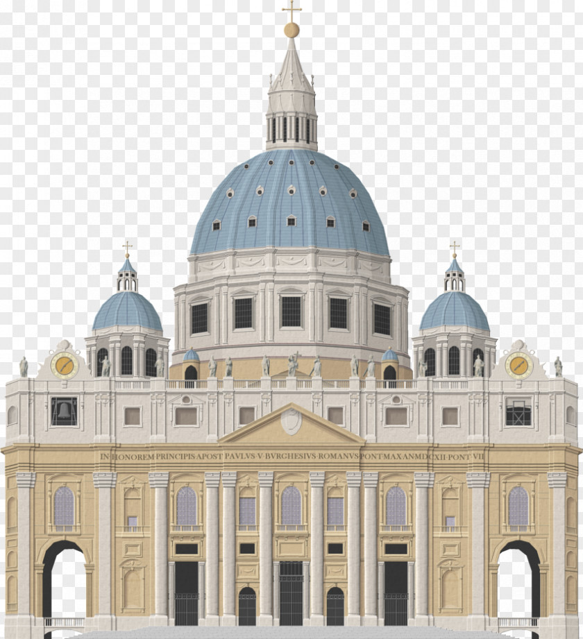 Cathedral St. Peter's Basilica Square Manila Rome Drawing PNG