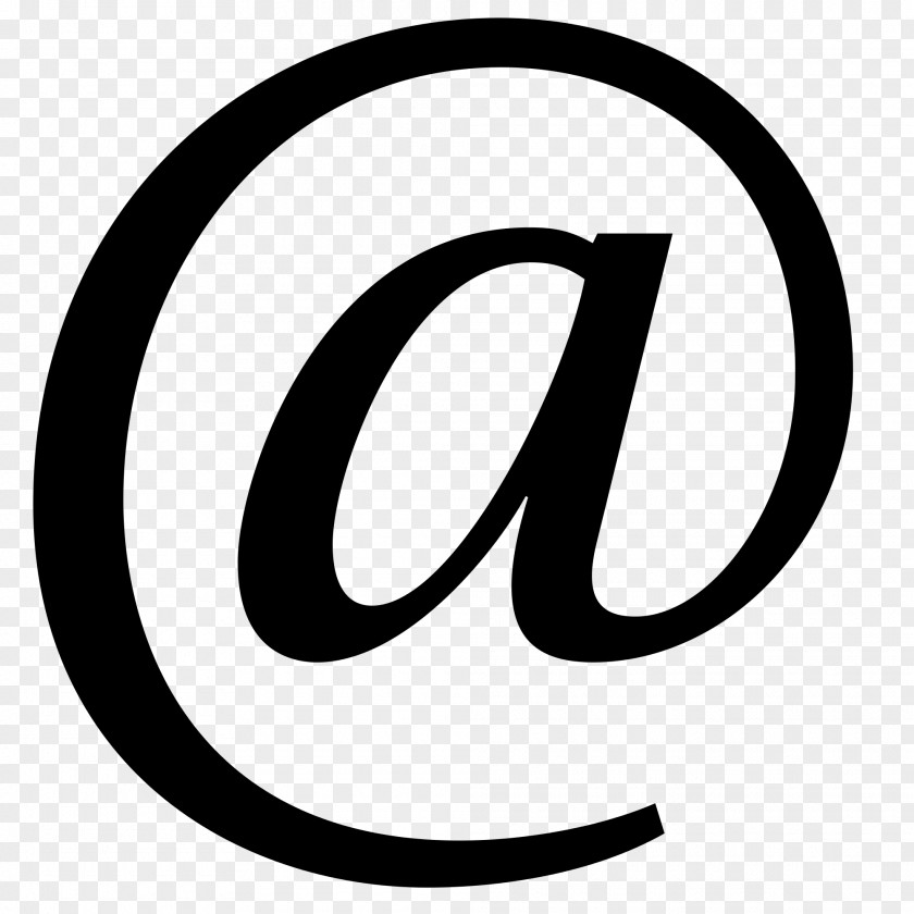 E Mail At Sign Symbol PNG