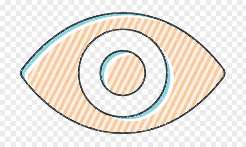 Beige Symbol Eye Icon PNG