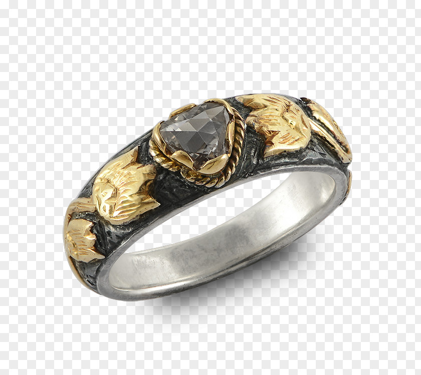 Carved Exquisite Wedding Ring Silver Colored Gold Gemstone PNG