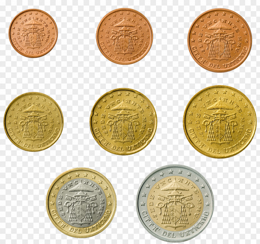 Coin Vatican Euro Coins City 2 PNG