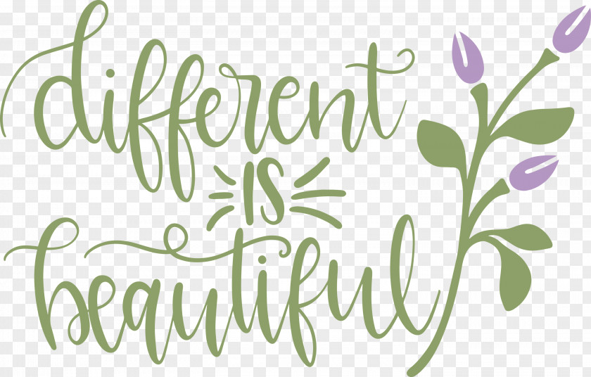 Different Is Beautiful Womens Day PNG