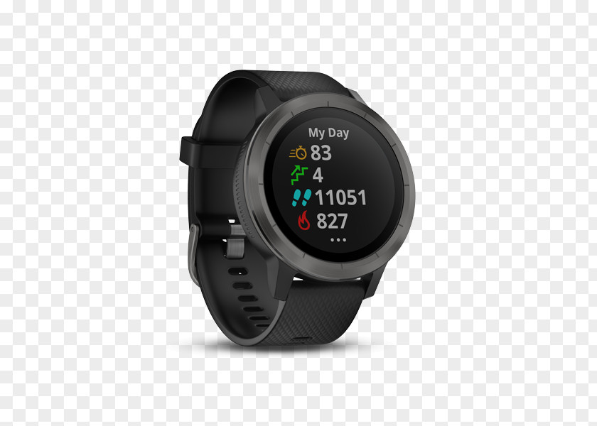 Watch GPS Navigation Systems Garmin Vívoactive 3 Smartwatch Ltd. PNG