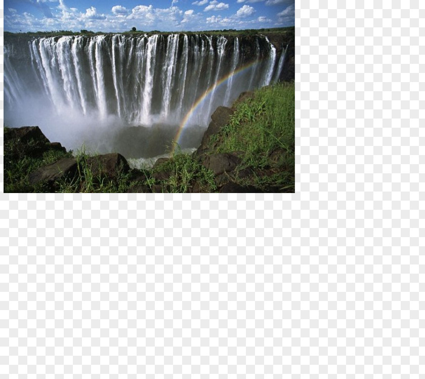 Waterfalls Flow Victoria Falls Mana Pools National Park Zambezi Accommodation Tourism PNG