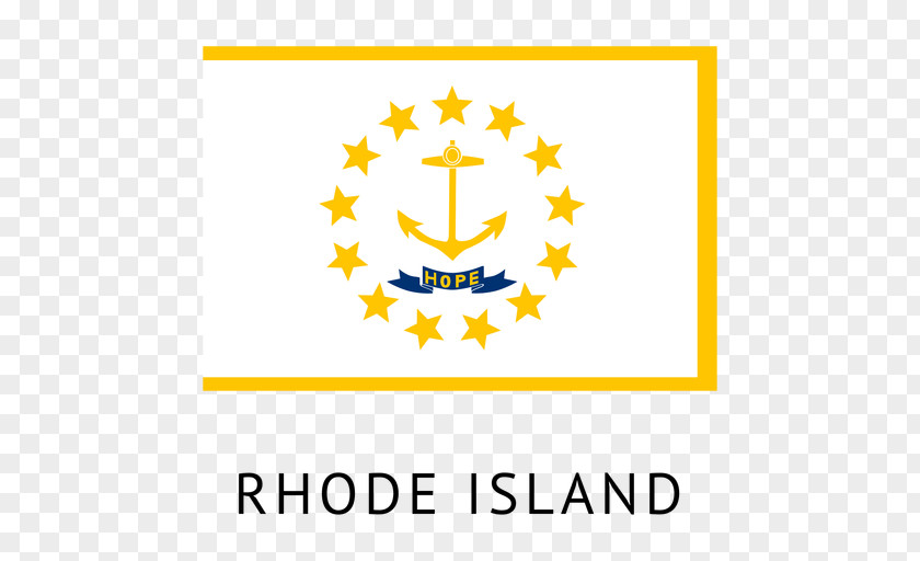 Flag Of Rhode Island Providence Plantations State PNG