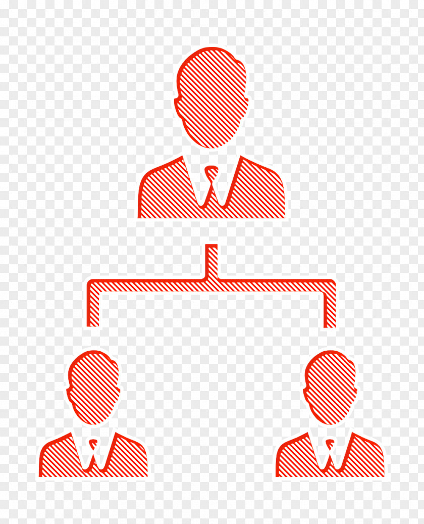 Hierarchical Structure Icon Boss Business Seo Elements PNG