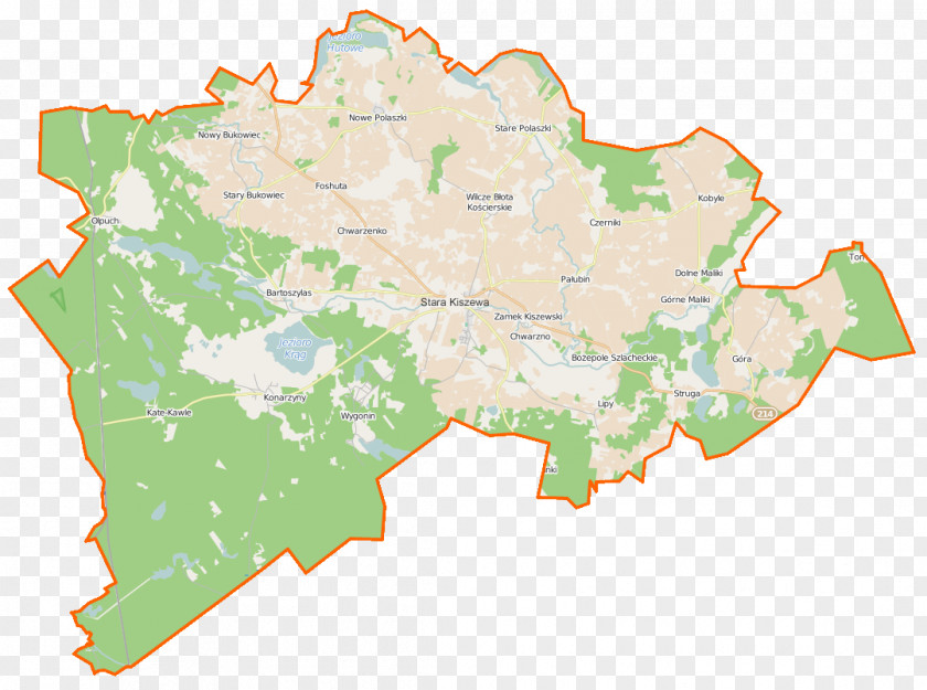 Map Stara Kiszewa Olpuch Wygonin Bartoszylas Stare Polaszki PNG