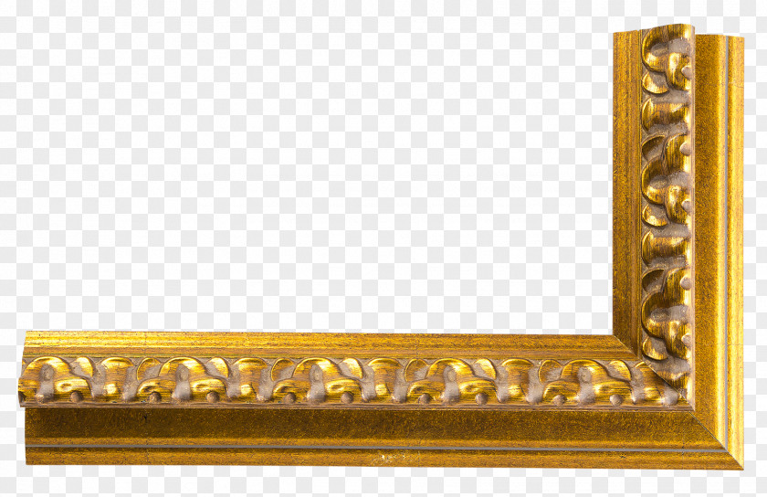 Angle 01504 Rectangle Brass Picture Frames PNG