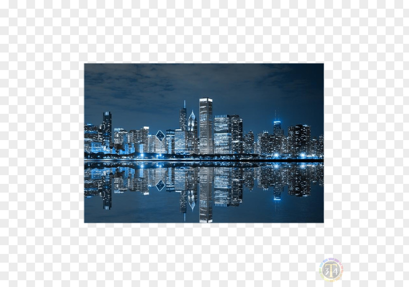 Building Chicago Wall Canvas Print PNG