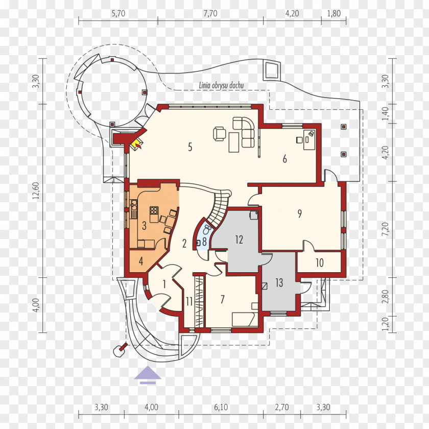 House Floor Plan Kitchen Room Project PNG