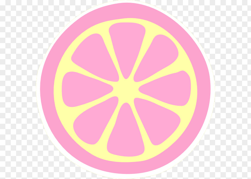 Lemonade Juice Variegated Pink Lemon Grapefruit Clip Art PNG
