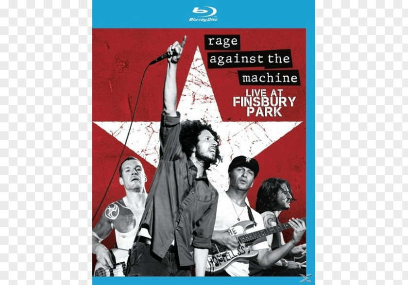 Rage Against The Machine Finsbury Park Blu-ray Disc DVD YouTube PNG