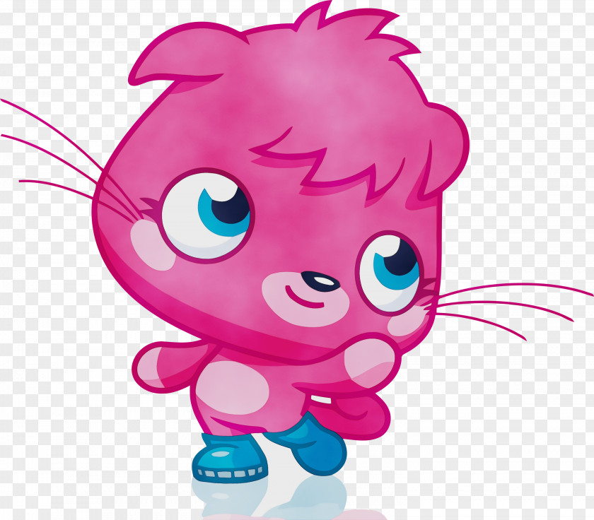 Smile Animation Cartoon Pink PNG
