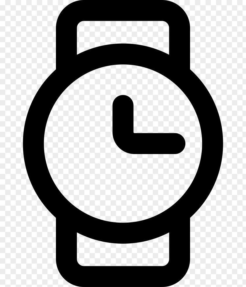 Wristwatch Outline Wearable Technology PNG