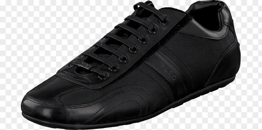 Hugo Boss Sneakers Shoe Hook-and-loop Fastener Leather Black PNG