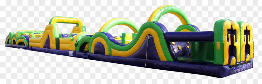 Obstacle Course Inflatable Bouncers Jumping Hearts Party Rentals PNG