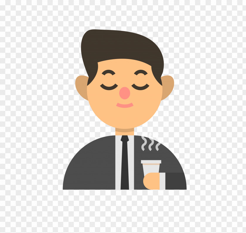 The Man With Cup Download Clip Art PNG