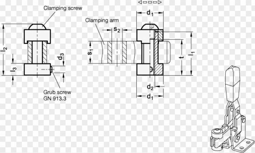 Trouser Clamp Screw Thread Threading Key Bolt PNG