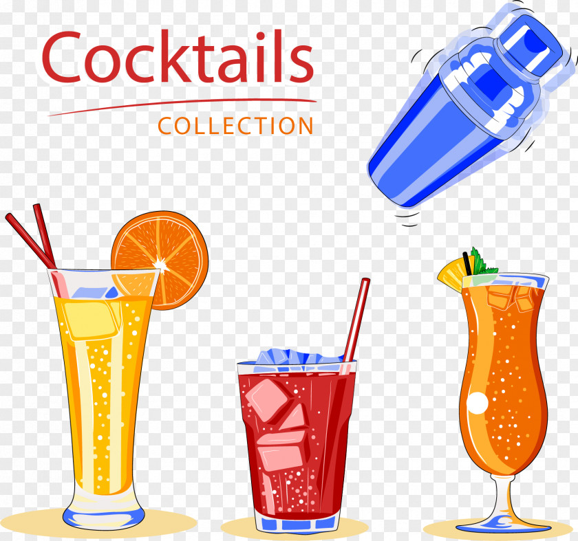 Vector Hand Painted Summer Special Drink Milkshake Juice Cocktail Smoothie PNG