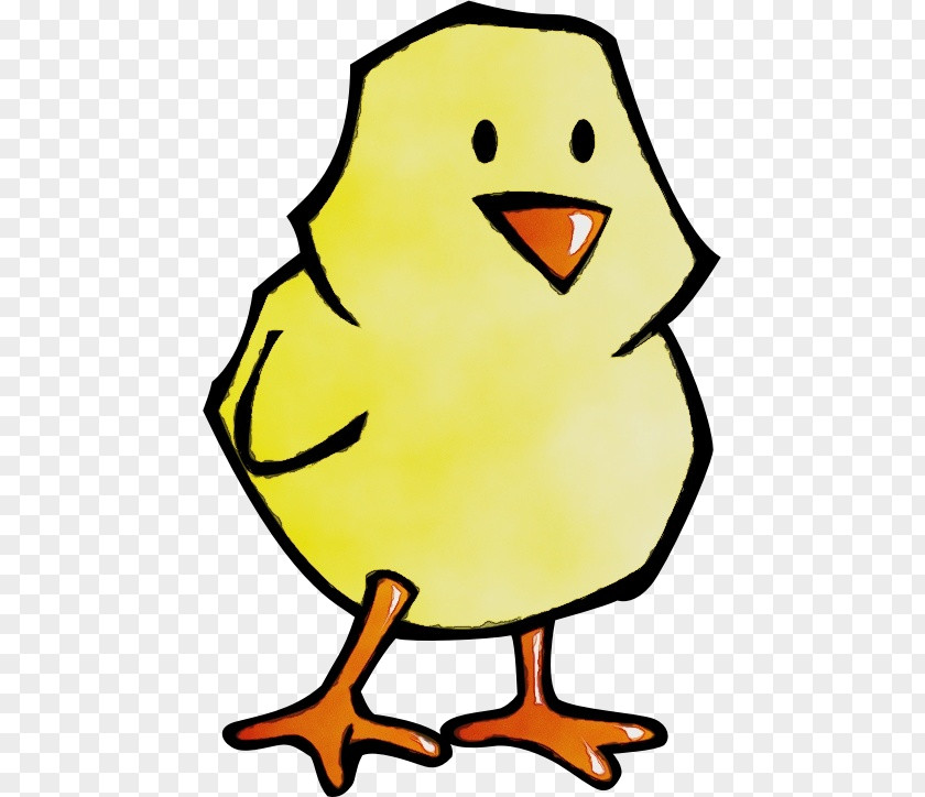 Beak Bird Yellow Cartoon PNG