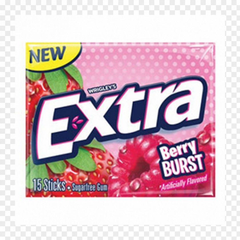 Chewing Gum Extra Wrigley Company Berry Flavor PNG