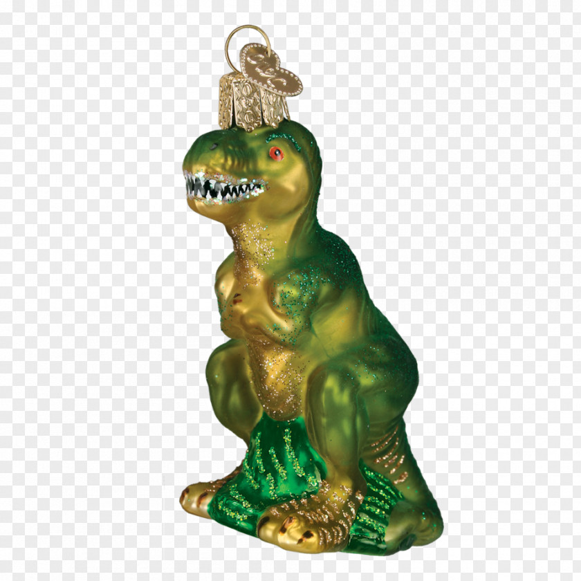 Christmas Ornament Tyrannosaurus Glass Tradition PNG