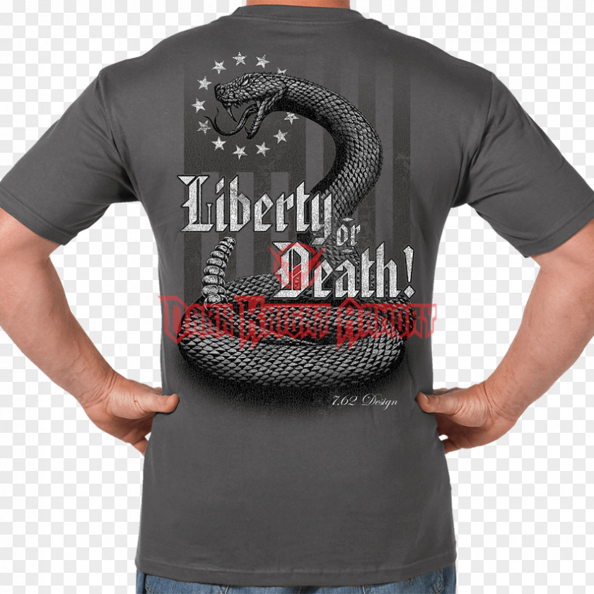 Liberty Death T-shirt Clothing Sleeve Shoulder PNG