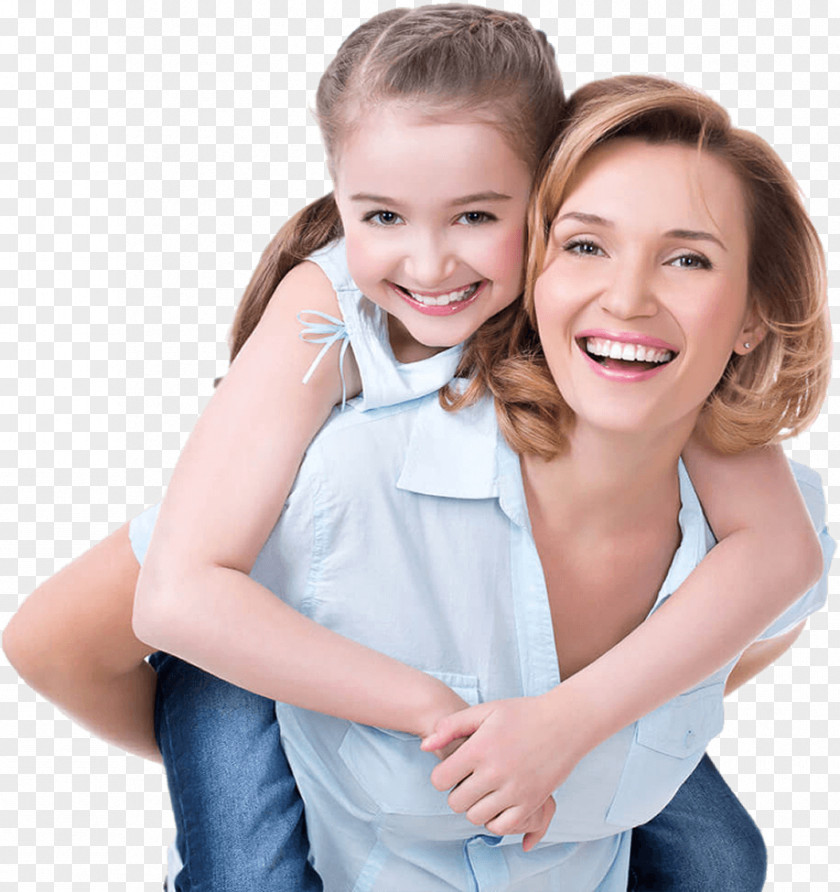 Mother And Daughter Painted Child Dental Insurance Dentistry Living Room PNG
