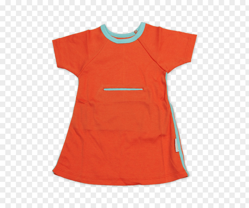 Orange Dress T-shirt Shoulder Sleeve PNG