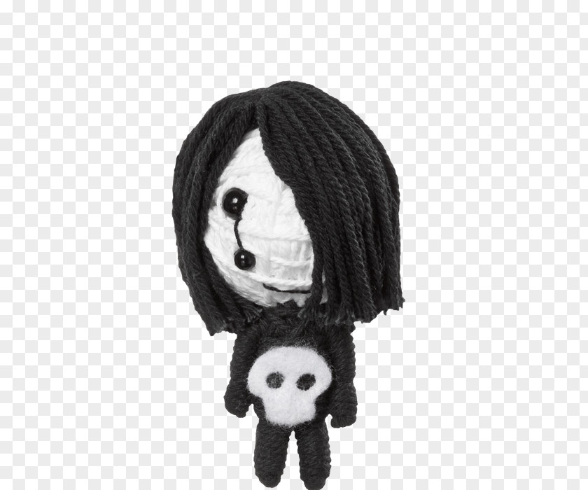 Black Hair Voodoo Doll West African Vodun Hand Puppet Toy PNG