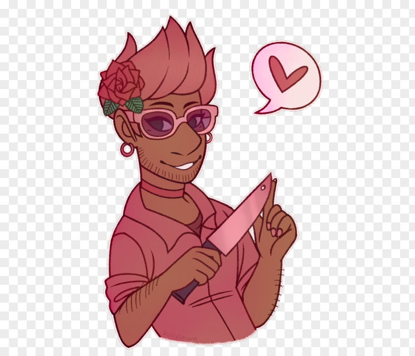 Boy With Rose Fletcher Allen Health Care Pink Pastel Ear Cheek PNG