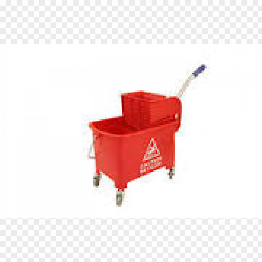 Bucket Mop Cart Handle Blue PNG