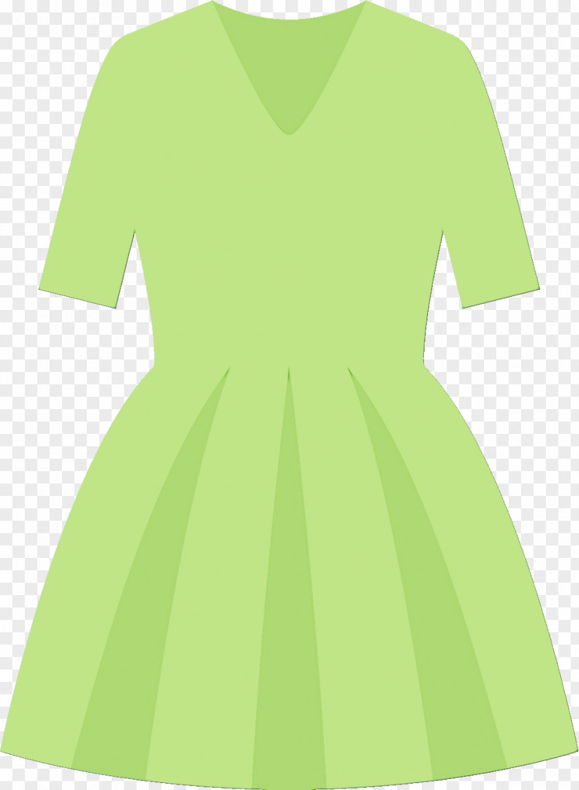 Tshirt Cocktail Dress Clothing Green Sleeve Yellow PNG