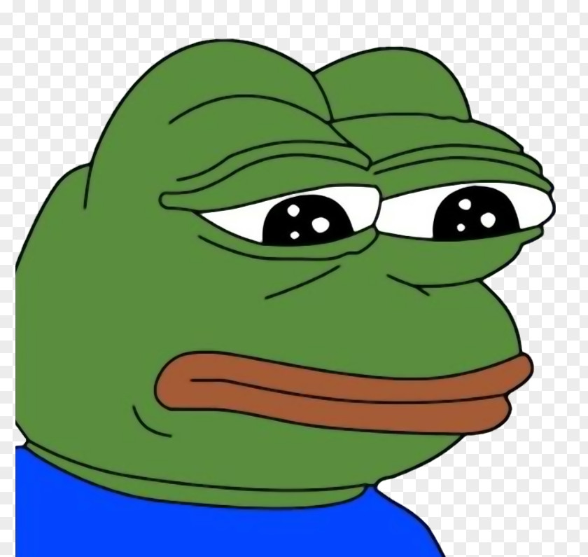 Blue Frog Pepe The Kermit Sadness PNG
