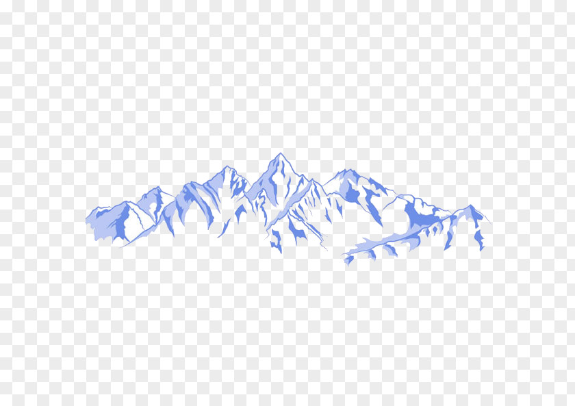 Blue Mountain Range PNG