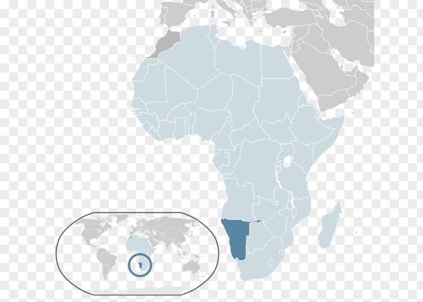 Map Namibia Western Sahara Mozambique Uganda South African Border War PNG