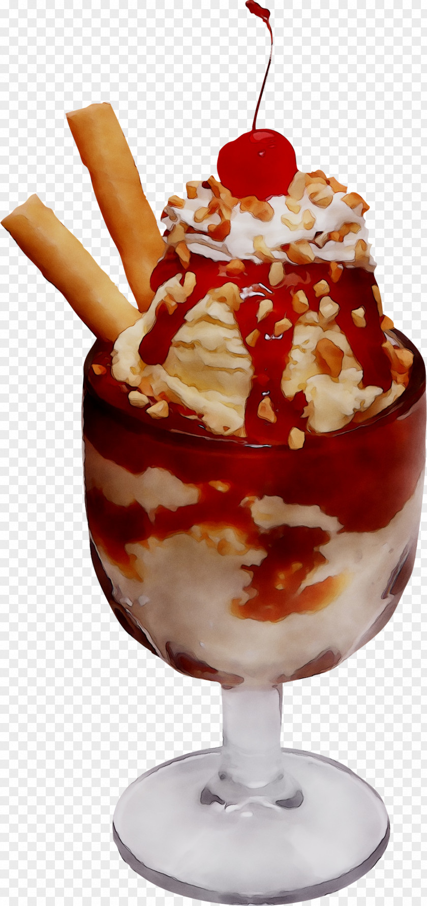 Sundae Ice Cream Gelato Knickerbocker Glory Dame Blanche PNG