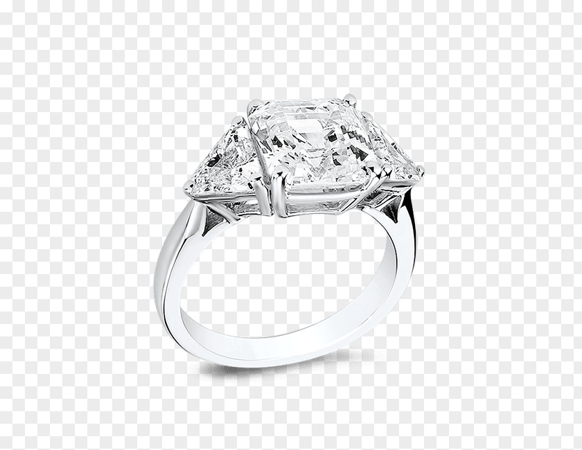 Triangle Diamond Ring Settings Silver Product Design Platinum Body Jewellery PNG