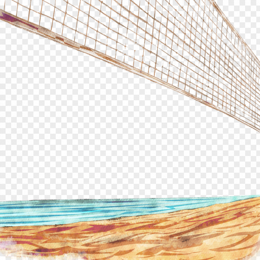 Beach Volleyball Net PNG