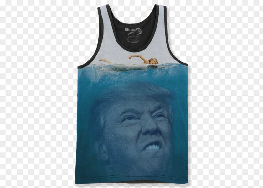 Donald Trump T-shirt Jaws United States Shark PNG