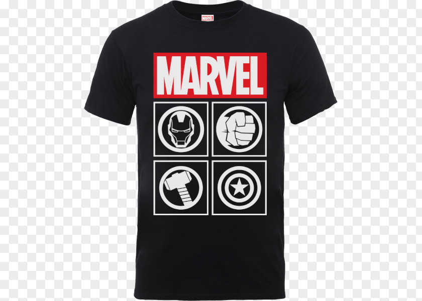 Marvel Avengers Assemble T-shirt Iron Man Captain America Clothing PNG