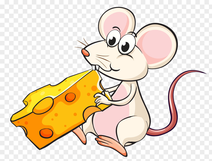 Cheese Mouse Eating Clip Art PNG