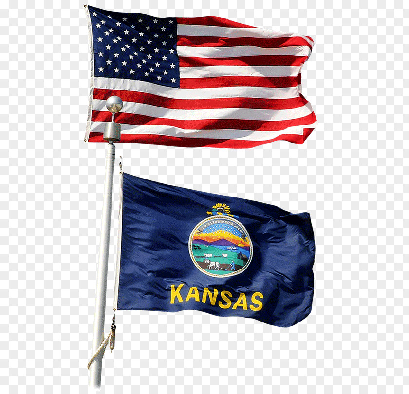 Flag Of Kansas The United States Half-mast PNG