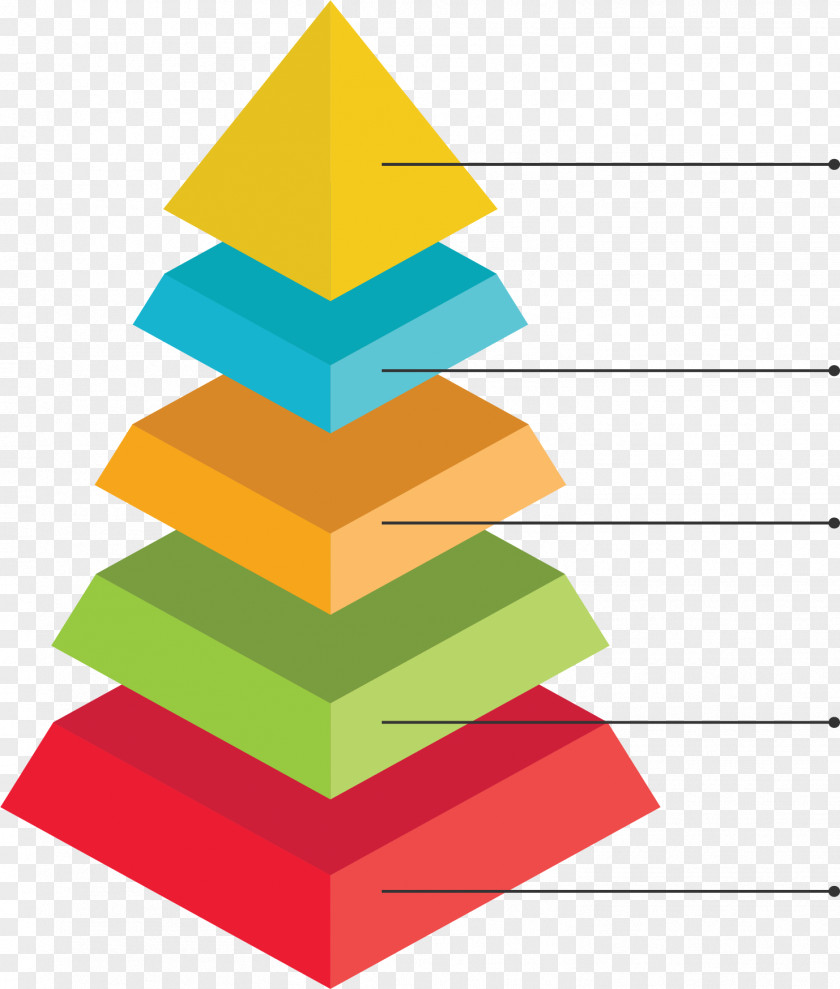 Layered Pyramid Structure PNG