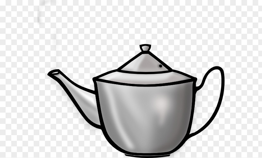 Metal Tea Pot Clip Art Teapot Coffee PNG