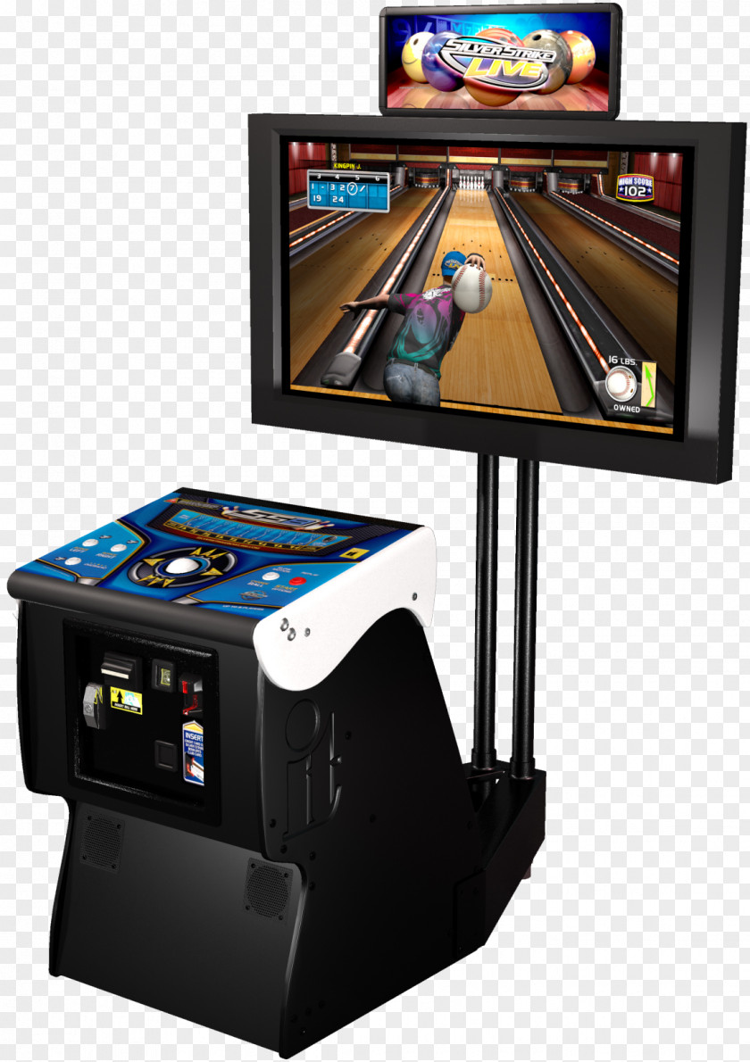 Silver Strike Bowling Golden Tee Fore! Arcade Game Incredible Technologies Video PNG