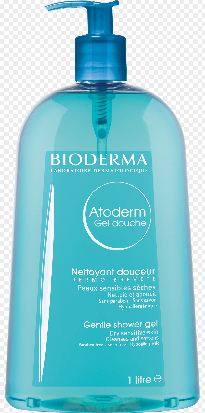 Skin Care Bottle Lotion Bioderma Atoderm Gel BIODERMA Crème Shower PNG